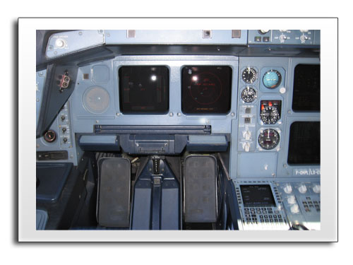 Im Cockpit einer Boeing 737